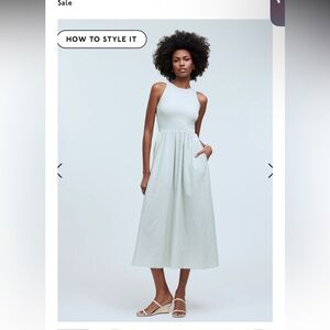Madewell The Melody Smocked Midi Dress sz. XS